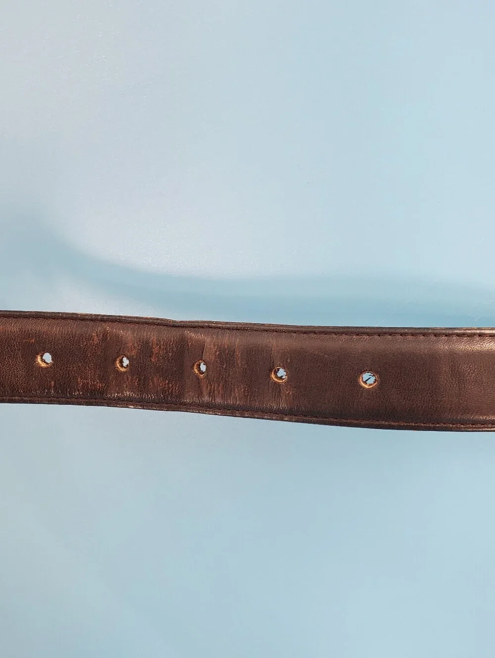 Coach brown leather belt 40